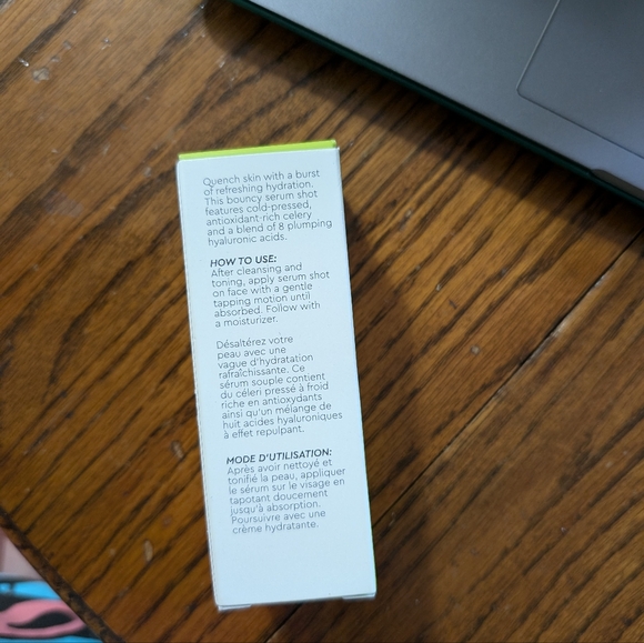 Sweet Chef Celery + Hyaluronic Acid Serum Shot 1fl.oz. 30mL - Picture 3 of 5